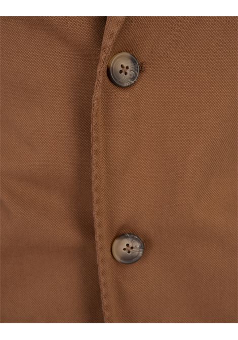 Light Brown Oxford Cotton Blazer RUSSO CAPRI | 3111/0063